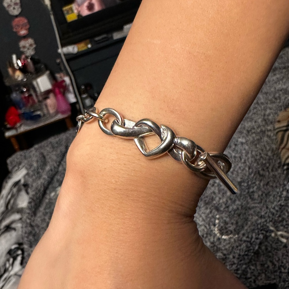 New heart knot bracelet